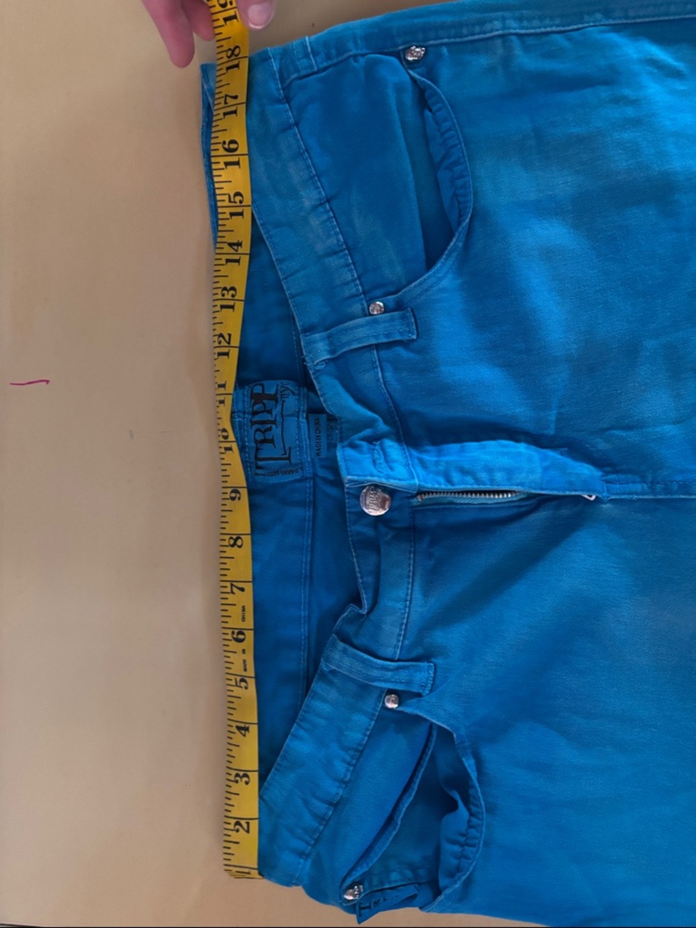 Tripp nyc Teal Blue Skinny Pants - Picture 4 of 5